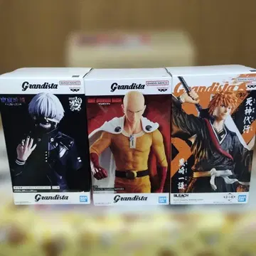 Grandista 피규어 세트 3체 카네키 켄 사이타마 쿠로사키 이치고