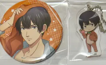 우라미치 오빠 곰 미츠오 캔뱃지 아크릴 키링 세트