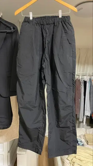 TEATORA 블랙 와이드 팬츠