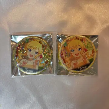 아이돌 마스터 신데렐라 걸스 오츠키 유이 도큐 핸즈 캔뱃지 2개