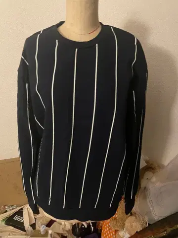 zara 네이비 스트라이프 긴팔 트레이닝복