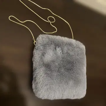 그레이 퍼 숄더백