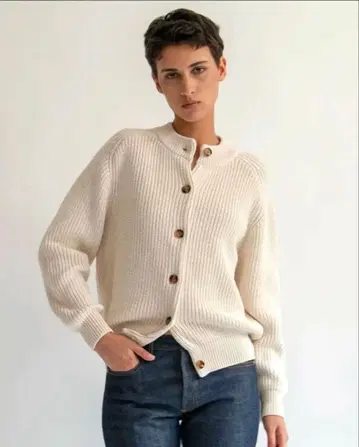 새상품급 DEMYLEE 데 코튼 니트 가디건