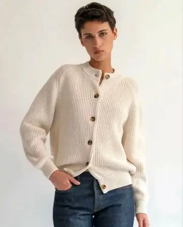 새상품급 DEMYLEE 데 코튼 니트 가디건