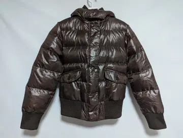 UNIQLO 유니클로 프리미엄 다운 다운 자켓 브라운 M