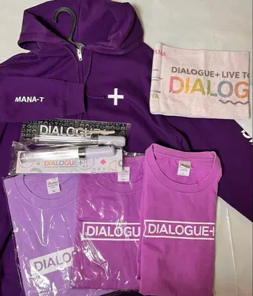 DIALOGUE+ 무라카미 마나츠 멤버 컬러 T셔츠 후드티 응원봉