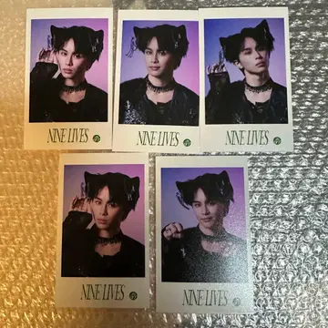 초특급 타쿠야 NINE LIVES 미니 사진 5장 세트