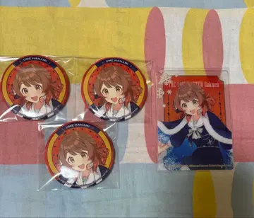 학마스 시파라 캔뱃지 클리어 카드 하나미 유메