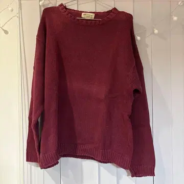 Eddie Bauer 버건디 스웨터 L 사이즈