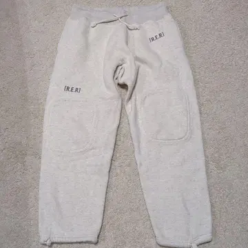 MountainResearch [R.E.R] 헤더 화이트 스웨트 팬츠