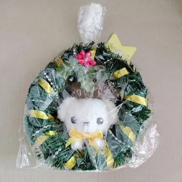 부루부루도그 봉제 인형 리스 크리스마스 리스 산엑스