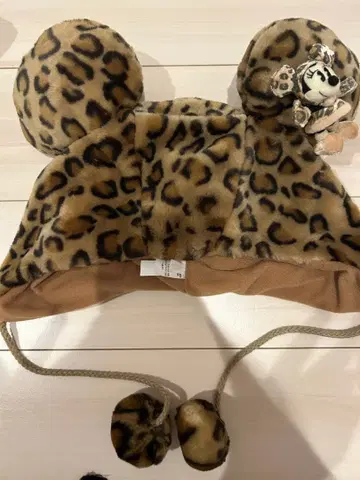 미니 팬 레오파드 무늬 캡