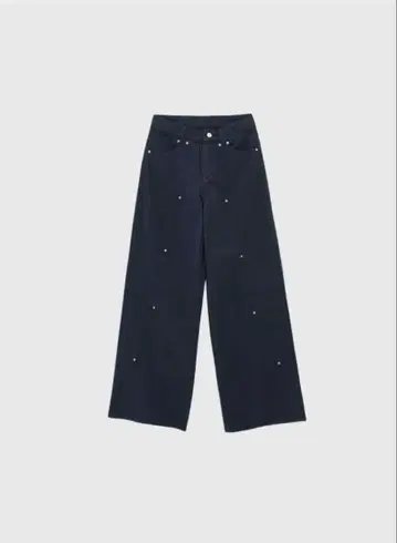 [ Enewd nina ] unique curve denim navy