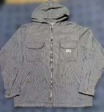 R.A.D 스트라이프 후드 부착 자켓