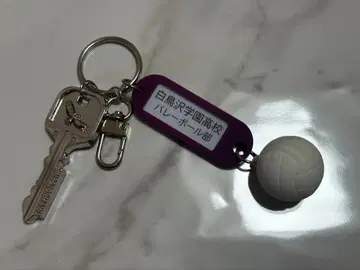 하이큐 트레이딩 고교명 부착 열쇠 참 키링 시라토리자와 학원 고교