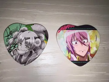 마계학원! 이루마군 아스모데우스 클라라 히코쿠지 하트형 캔뱃지