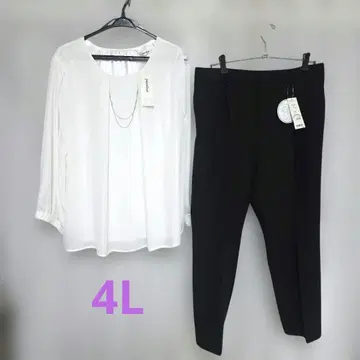 4L 블라우스 팬츠 셋업