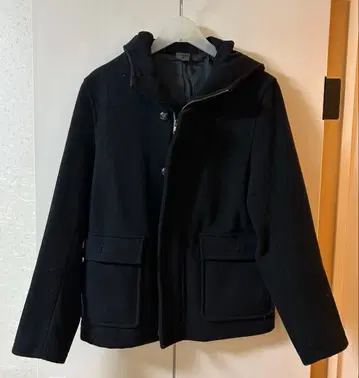 거의 미사용 HARE 하레 멜톤 울 하프 코트 M 사이즈