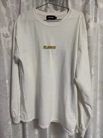 [ 교토 매장 한정판 ] XLARGE 화이트/골드 롱 T