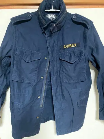 AVIREX 네이비 밀리터리 자켓