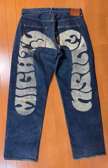 EVISU 에비수 데님 청바지 다이코쿠 마이티 에비수 38 x 35