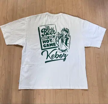 새상품급 KEBOZ 로고 T셔츠