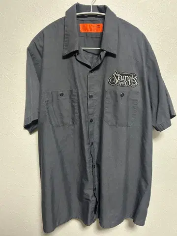 Sturgis 2010 반팔 셔츠 XL 그레이