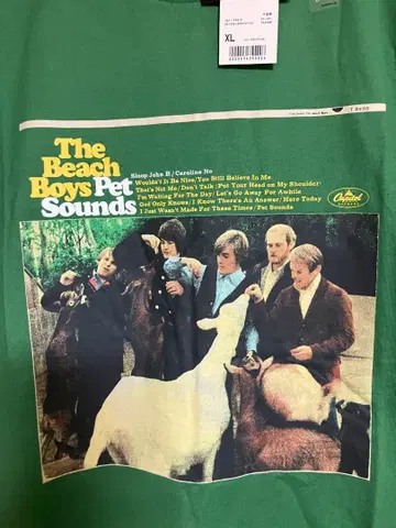 음악 셔츠 비치 보이즈 / Pet Sounds