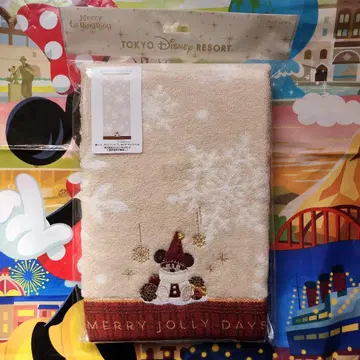 신상 디즈니 릴린린 크리스마스 페이스 타월