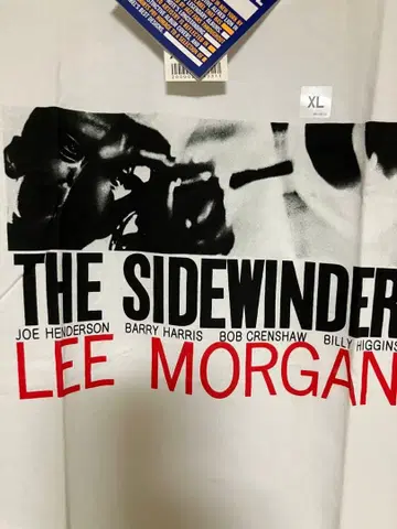 T셔츠 리 모건 THE SIDEWINDER 블루노트