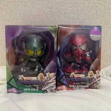 최종 가격 인하! Hottoys cosbaby 코스베이비 스파이더맨 2체