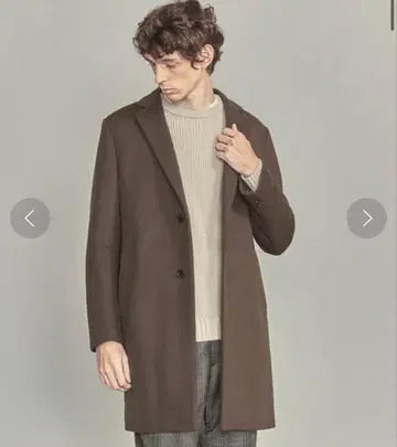 BY 솔리드 멜톤 체스터 코트