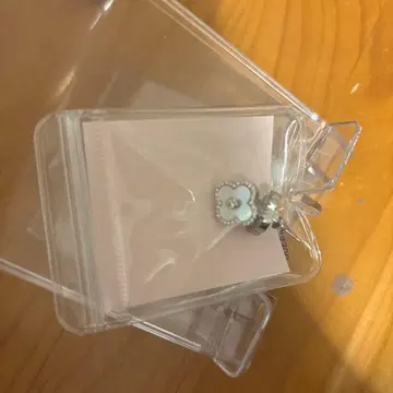 sassy Angel 꽃 실버 귀걸이