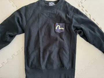 EVISU 에비수 맨투맨 트레이닝복 블랙