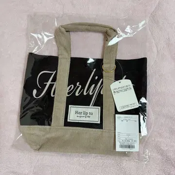 Herlipto HLT mini tote 루미네 한정판 black