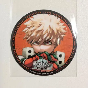 나의 히어로 아카데미아 원화전 카페 오사카 코스터 바쿠고 카츠키