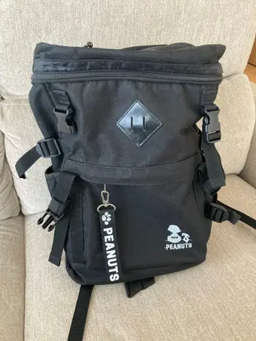 PEANUTS 스누피 백팩 블랙