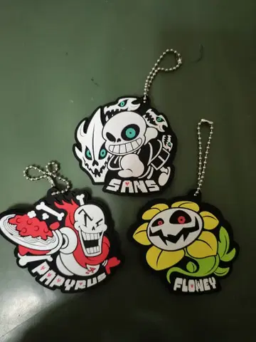 UNDERTALE 캡슐 러버 마스코트 샌즈 파피루스 플라위