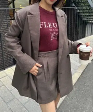 Chico 오버 더블 자켓