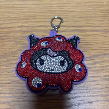 산리오 미야쿠미야쿠 키리 가죽 키링 쿠로미