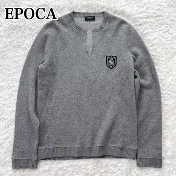 새상품급 에포카 EPOCA UOMO 캐시미어 혼방 스웨터 48 와펜
