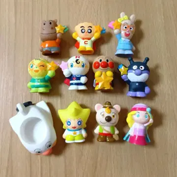 호빵맨 손가락 인형 소프트 비닐 쿠루룬 부르부르 오로라 공주 별 외