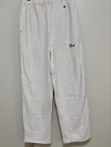 Champion 화이트 스웨트 팬츠