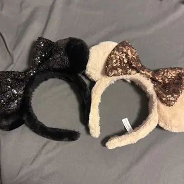 리본 포함 머리띠 2개 세트