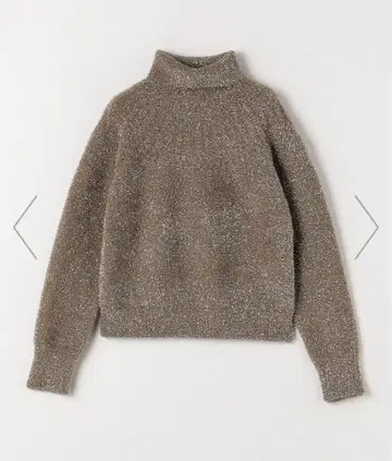 유나이티드 애로우즈 라메 페더 노르딕 터틀 니트