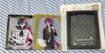 악마 집사와 검은 고양이 라토 루카스 캐릭터 프레임 카드 프레임 3점