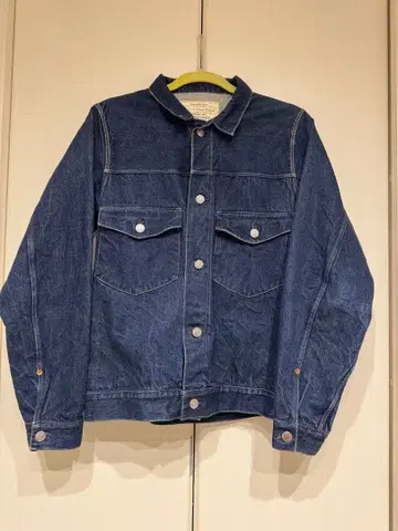 ANACHRONORM 다크 블루 데님 자켓