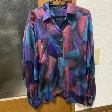 구제 의류 USED 실크 셔츠