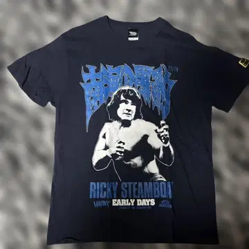 새상품급 하드코어 초콜릿 리키 스팀보드 티셔츠 사이즈 M