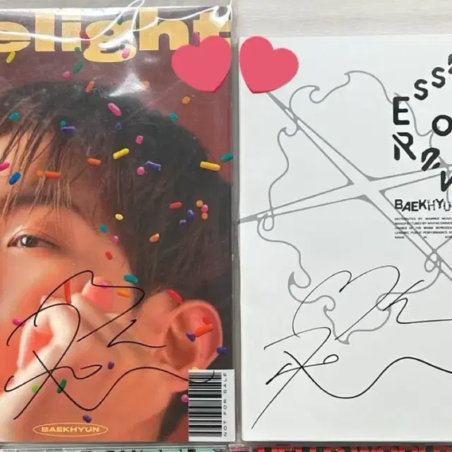 백현 Delight Essence of Reverie 앨범 싸인 비매